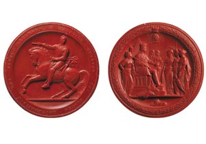 Great Seal of George IV, c.1821 by Thomas the Elder Wyon